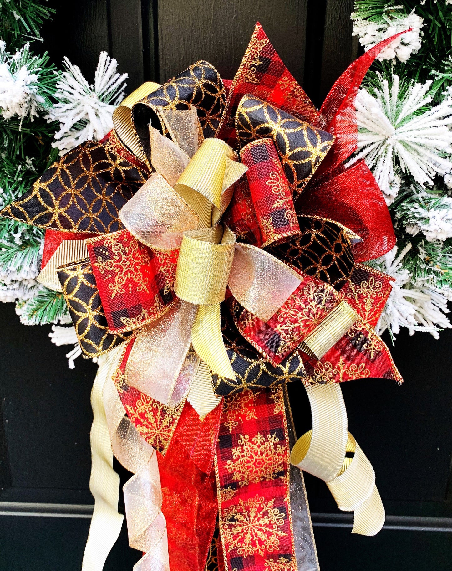 Winter Collection- Snowflake Bow
