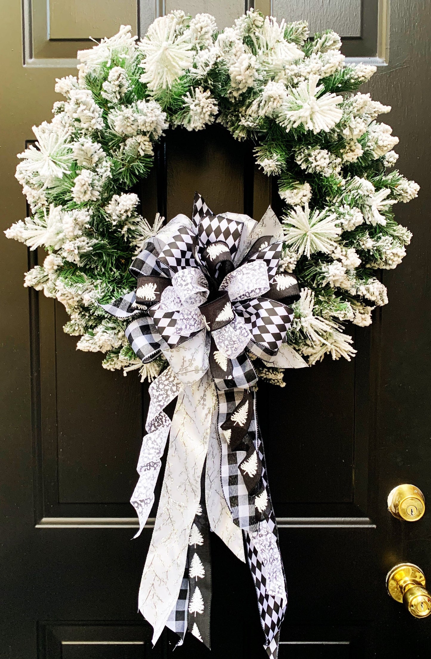 Everyday Collection- Black/White Bow