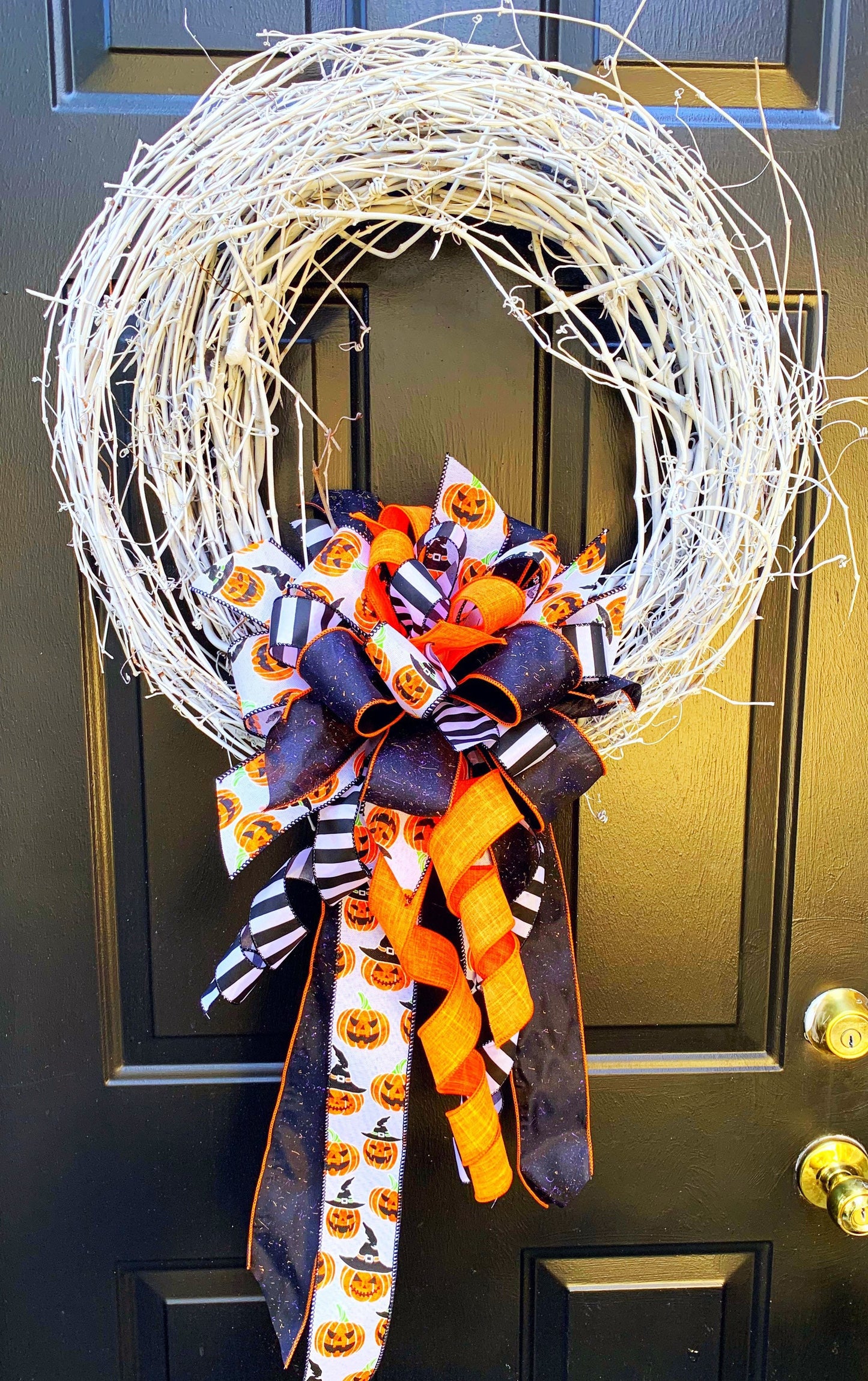 Halloween Collection - Halloween, Halloween Bow, Pumpkins, Pumpkins Bow, Halloween Ribbon, Mailbox Bow, Wreath Bow, Large Bow, Bow, Bows