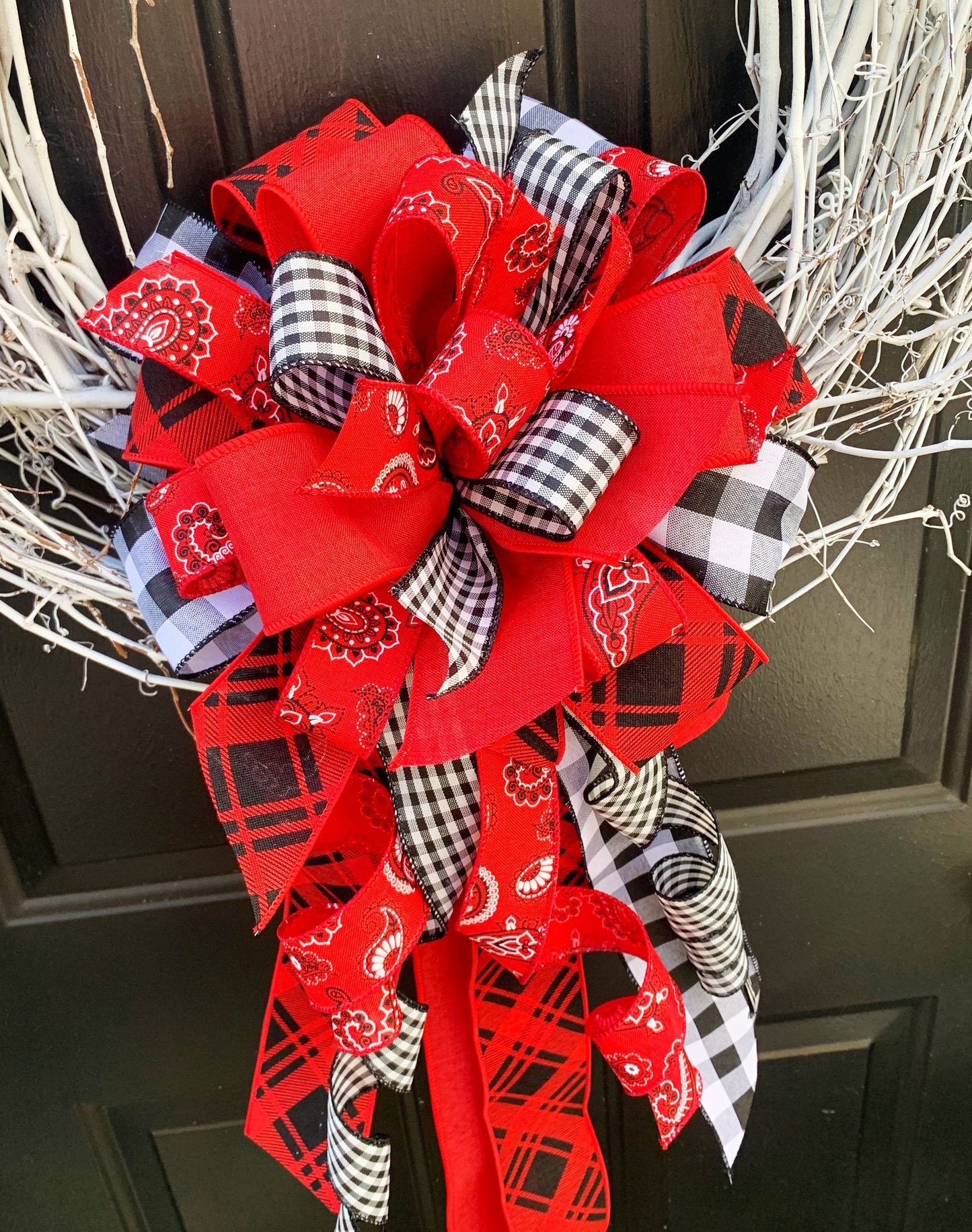 Everyday Collection - Red Bow, Roll Tide, Roll Tide Sports, Roll Ride Sports Bow, Alabama, Alabama State, Bow, Bows, Mailbox Bow, Wreath Bow