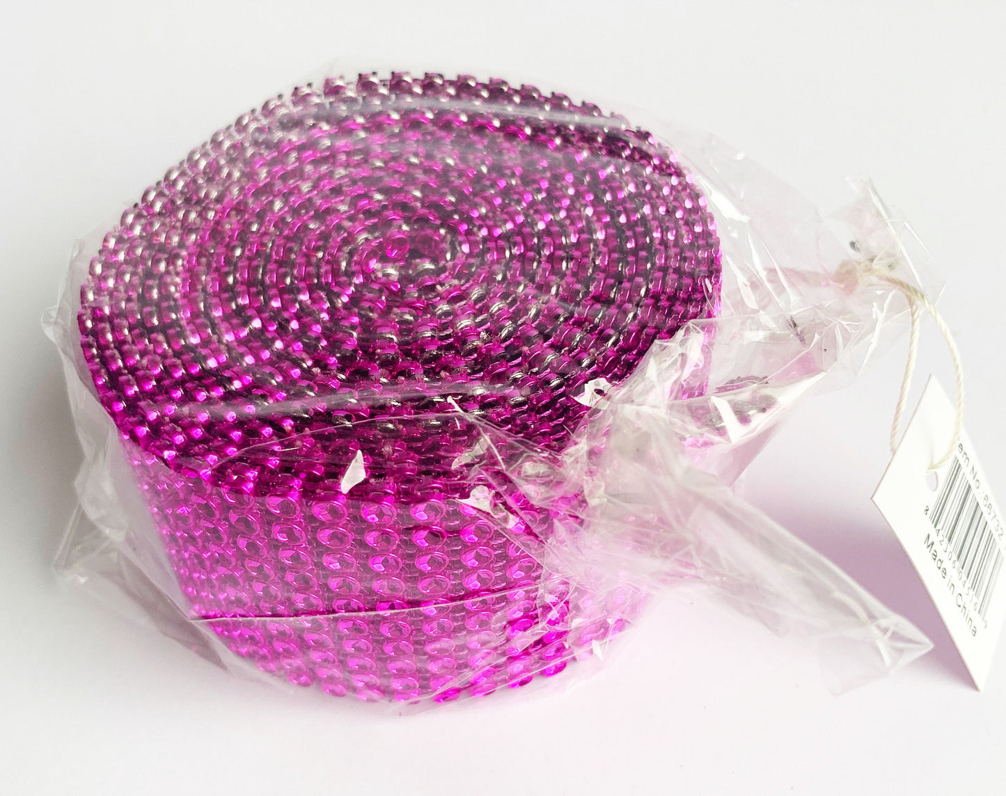 Bling Ribbon - 3 yards x 1.5 inches/Hot Pink Bling Ribbon, Ribbon, Bling, Hot Pink Ribbon, Hot Pink, Fuscia Ribbon, Fuscia, Decor, Wedding