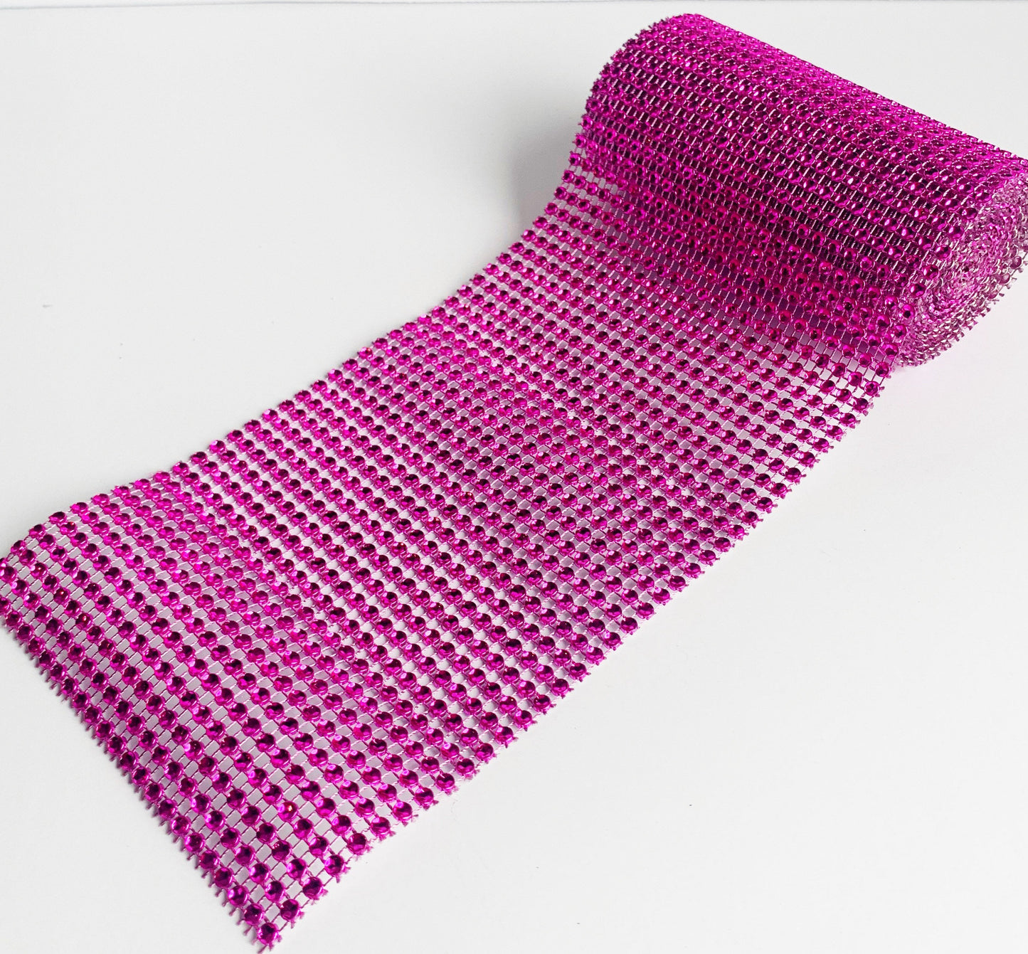 Bling Ribbon - Bling,Bling Ribbon,Hot Pink,Hot Pink Ribbon,Ribbon,Wedding,Decor, Valentines,Valentines Ribbon,Gift,Craft,Crafting