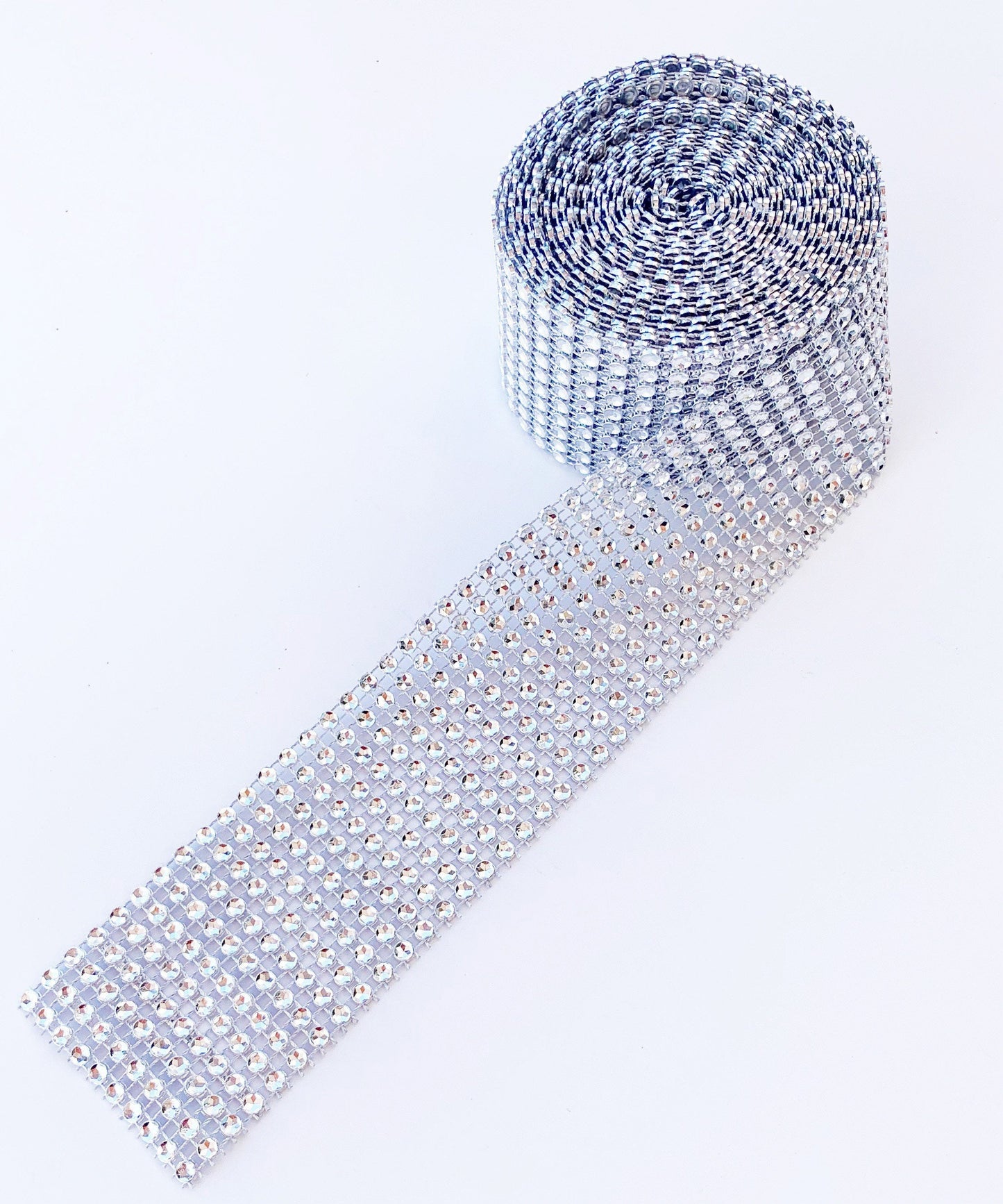 Bling Ribbon - Bling Ribbon,Bling,Silver Bling,Bling Ribbon,Silver,Silver Ribbon,Christmas,Valentines,Valentines Ribbon,Decor,Wedding Decor